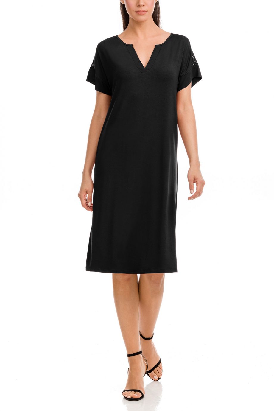 Dress with Jacquard Detail Plus Size