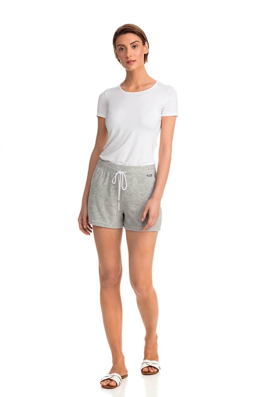 Plain Frottee Shorts