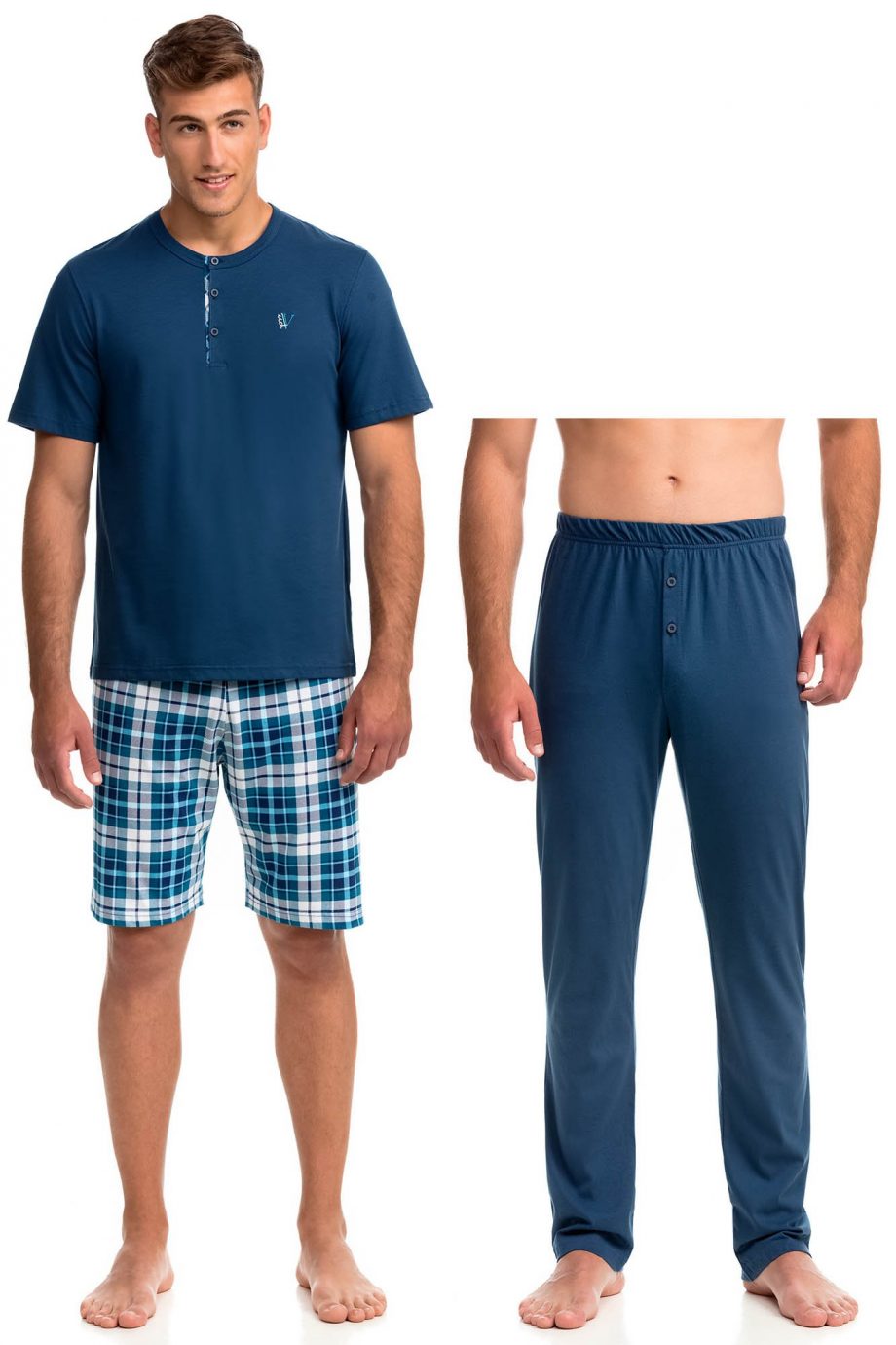 Men’s Plaid Pyjamas 3-Pack