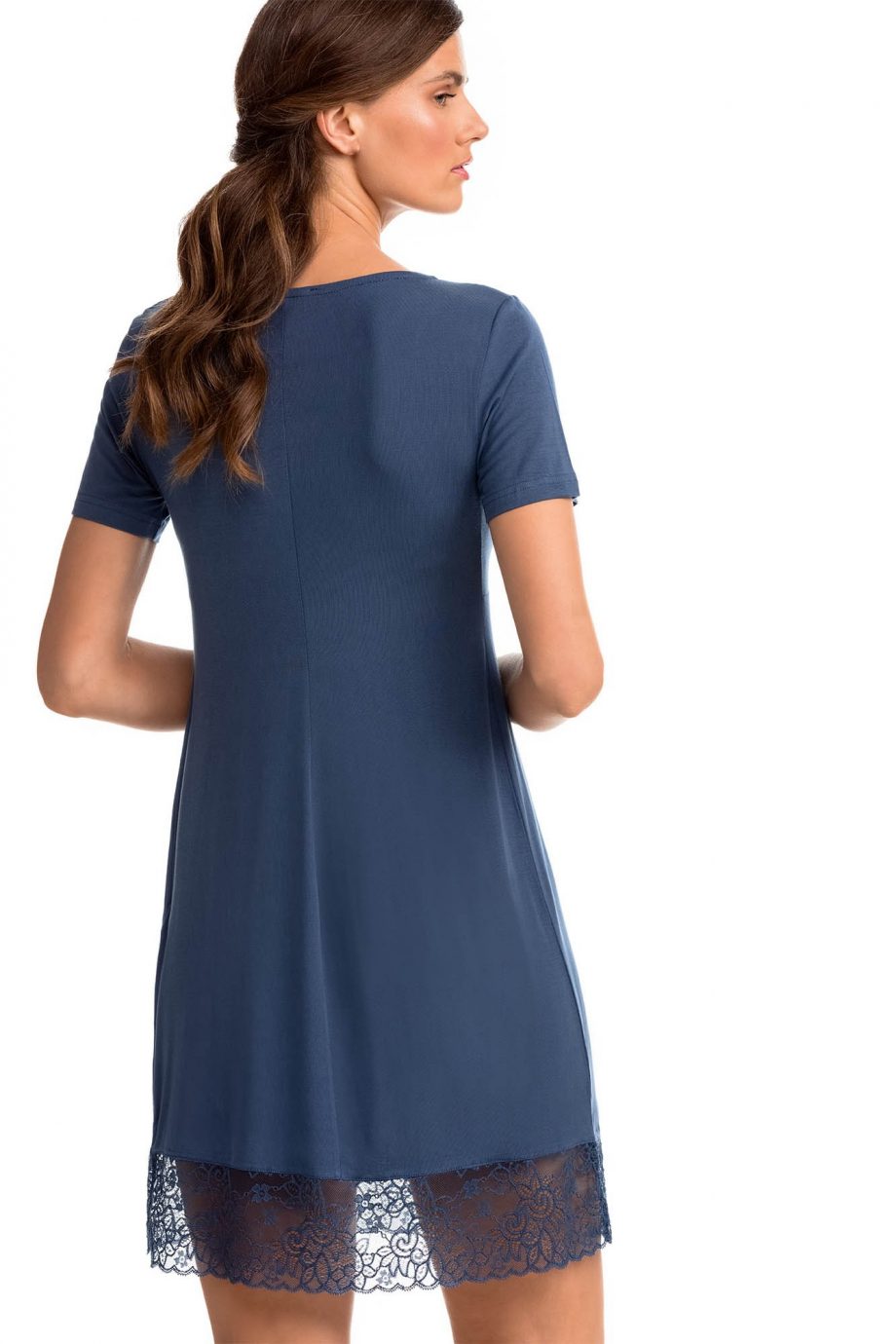 Nursing Nightgown with Lace Details