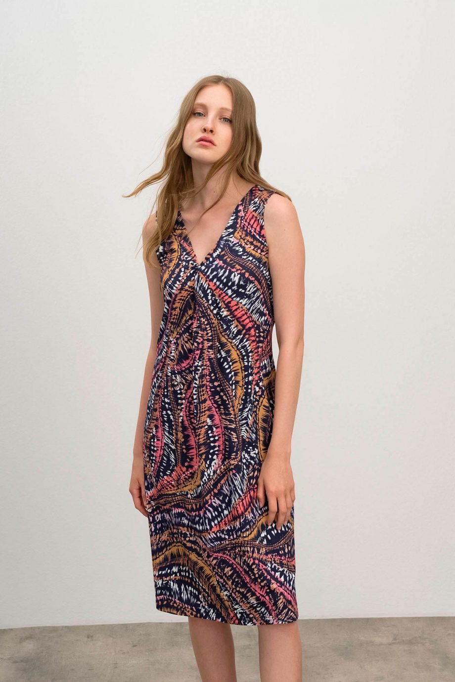 Printed Sleeveless Dress