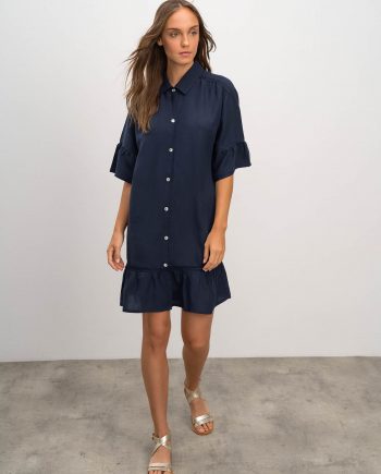 Plain Buttoned Tunic