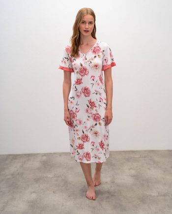 Long  Floral Nightgown