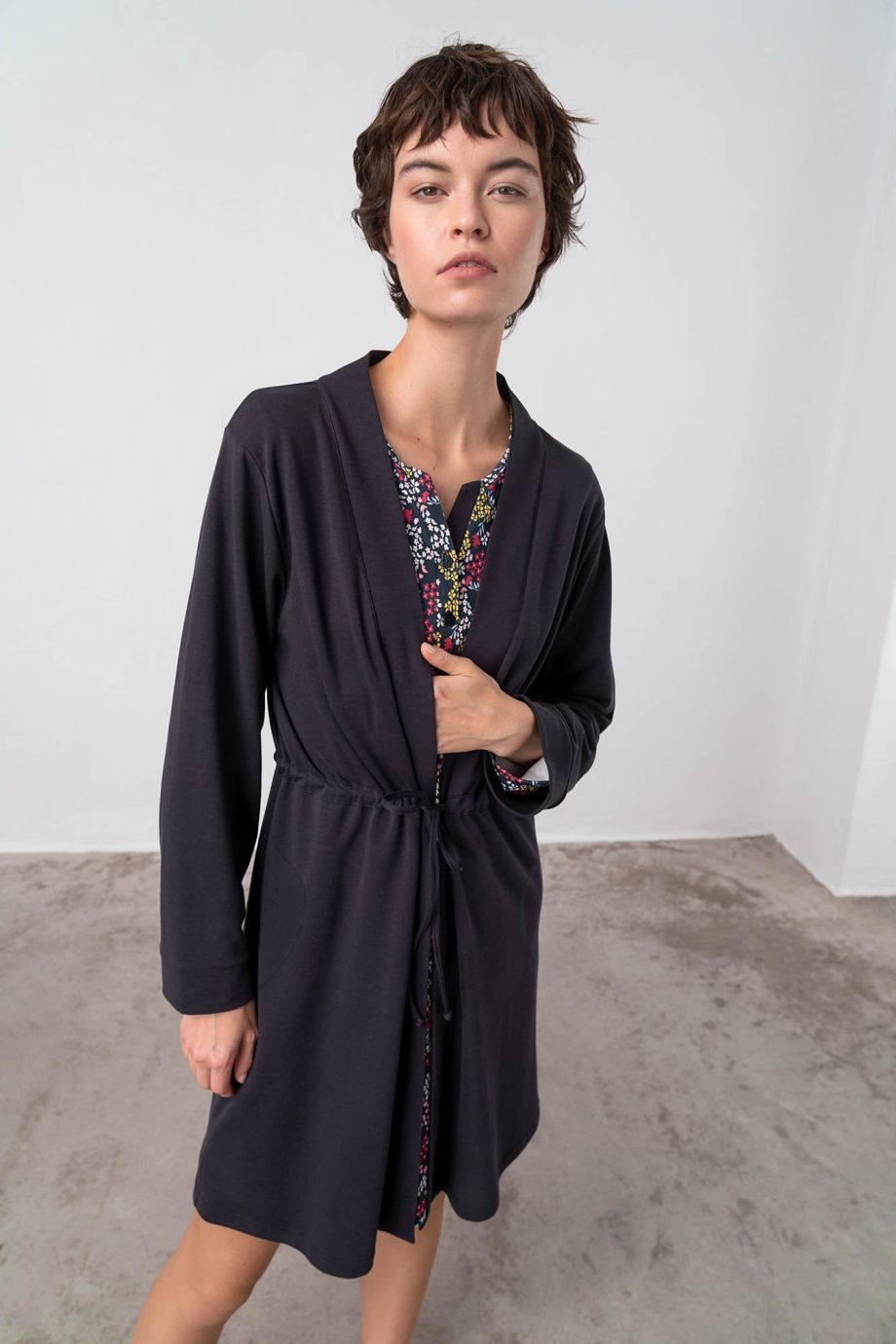 Robe with Long Sleeves