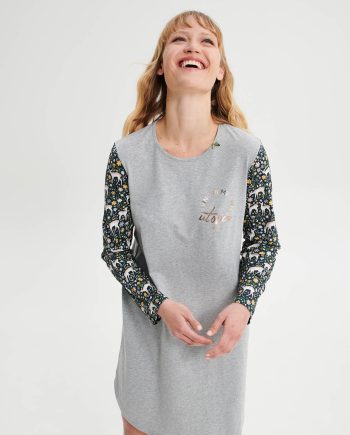 Nightgown with Long Sleeves