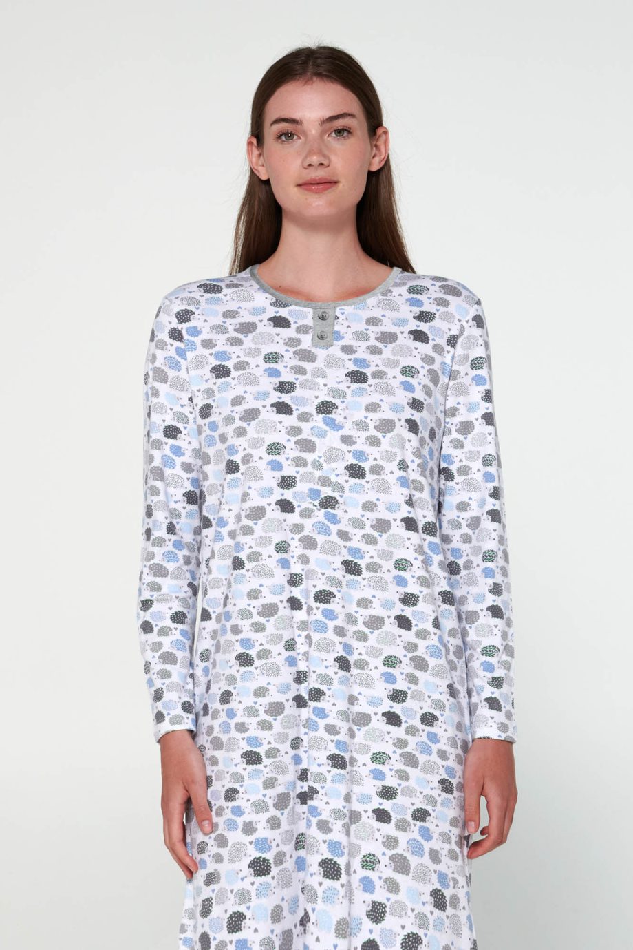 Nightgown with Long Sleeves