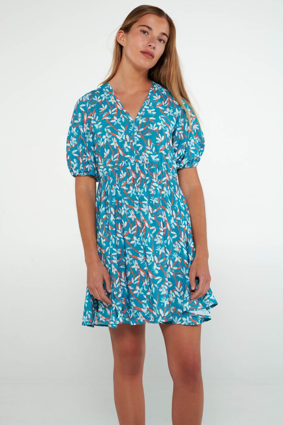 Dress with Short Sleeves