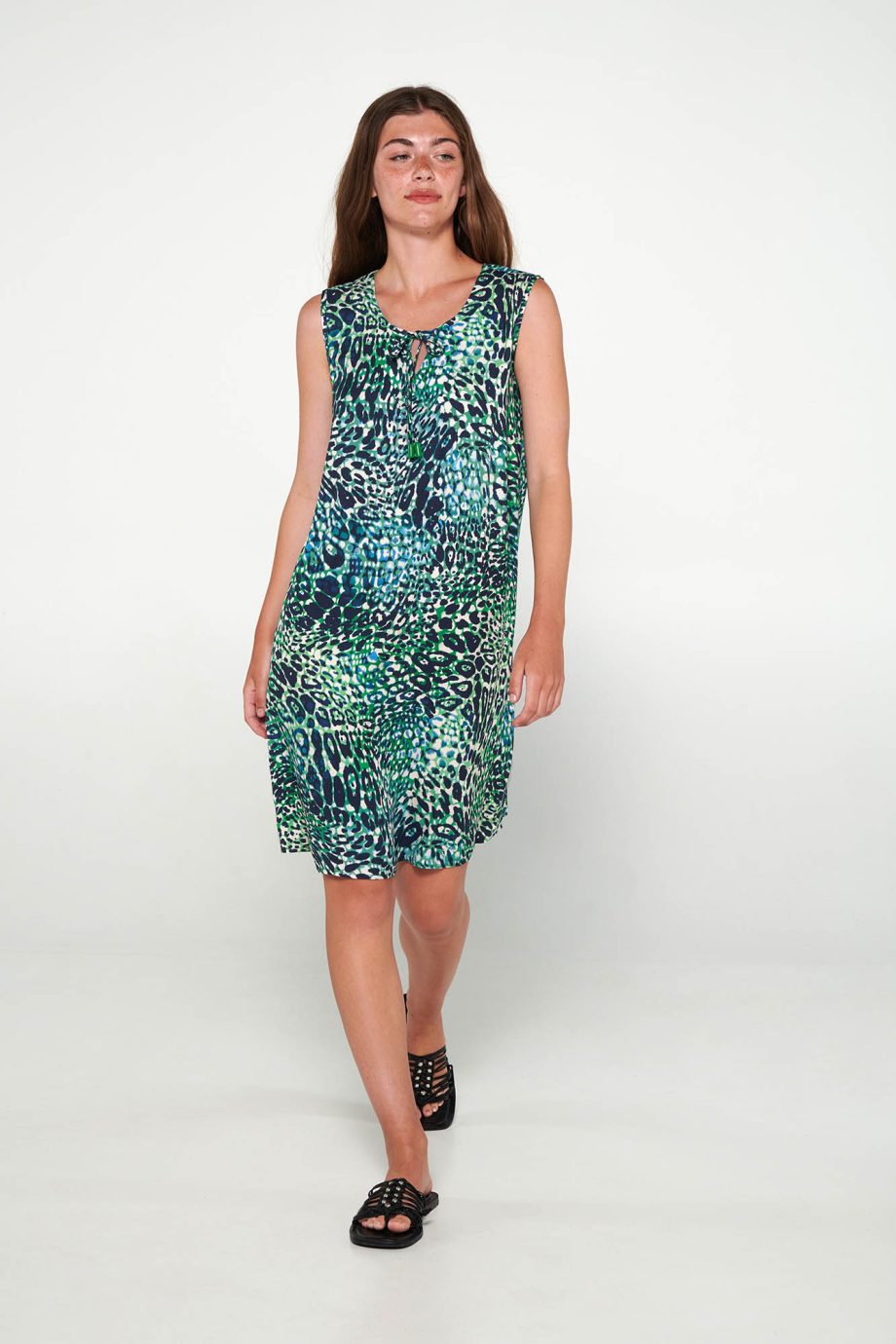 Printed Sleeveless Dress