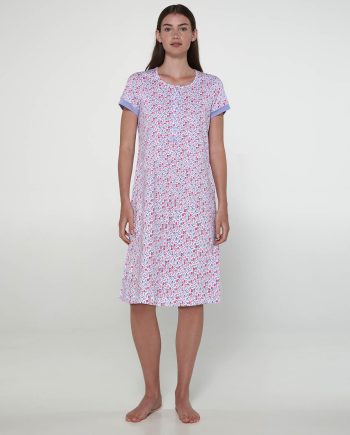 Nightgown with Button Placket