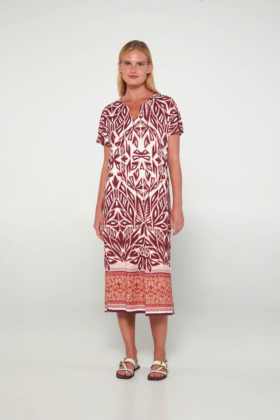 Long Printed Dress