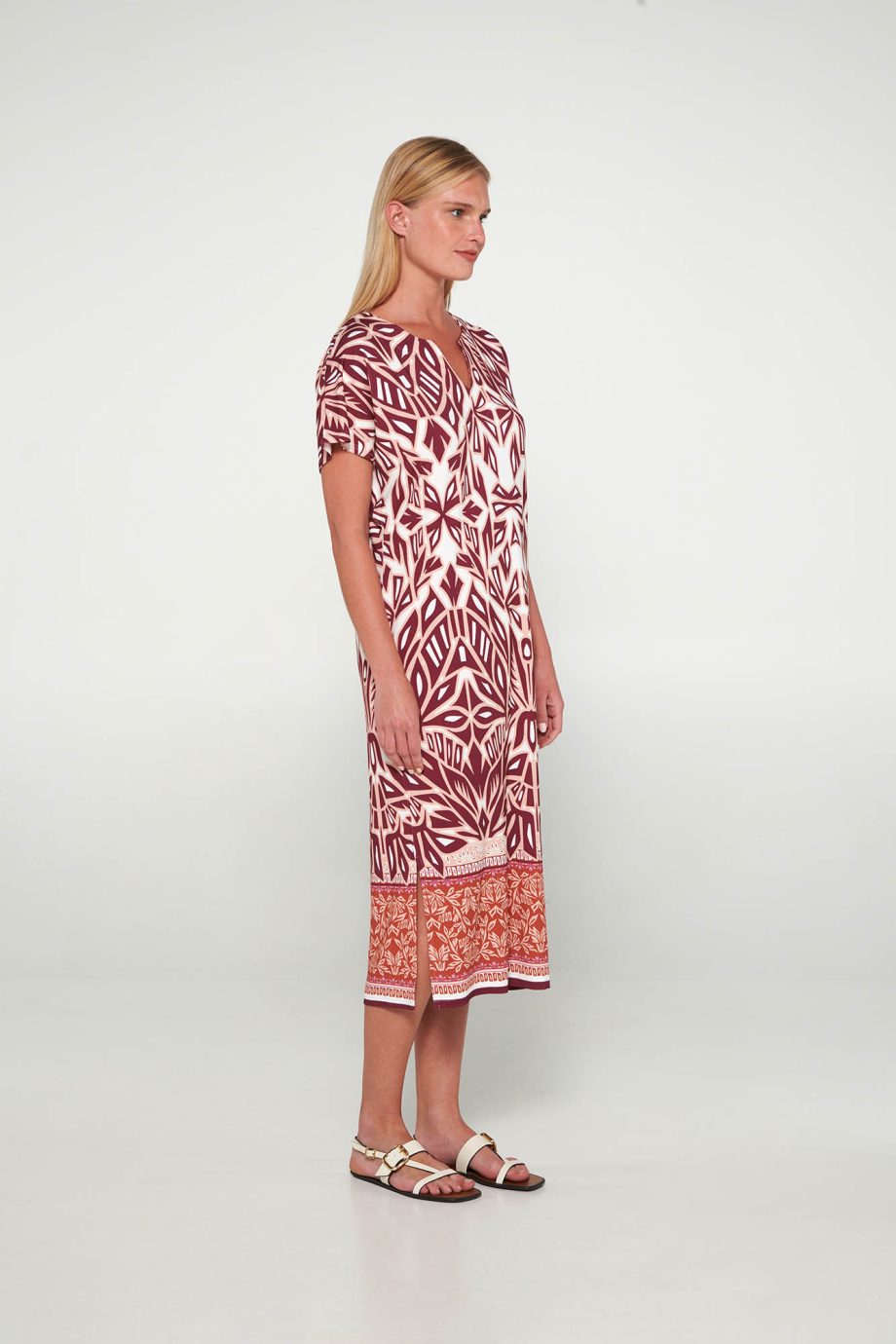 Long Printed Dress