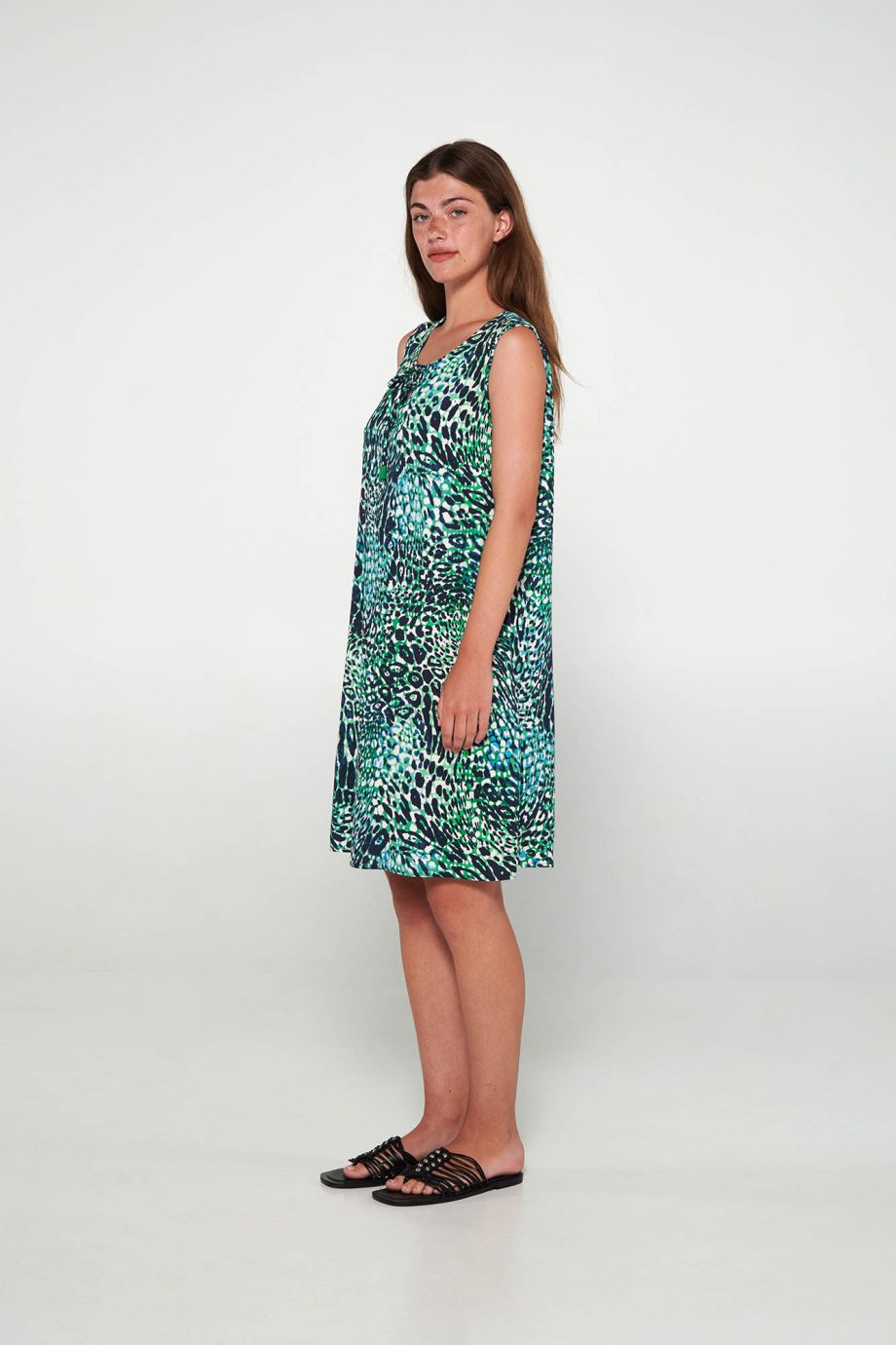 Printed Sleeveless Dress