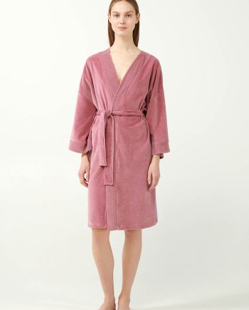 Plain Velvet Robe