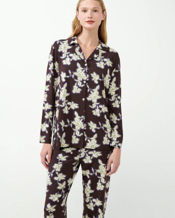 Floral Button-Down Pajamas