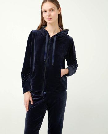 Hooded Velvet Tracksuit