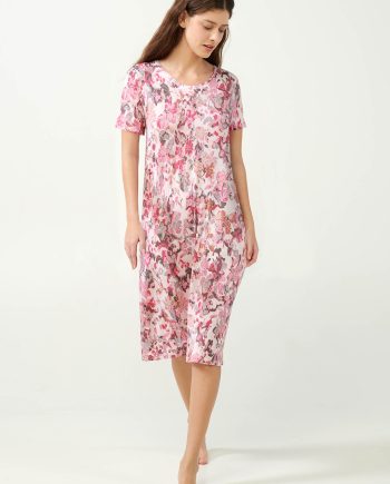 Floral Nightgown in Rose Vinka