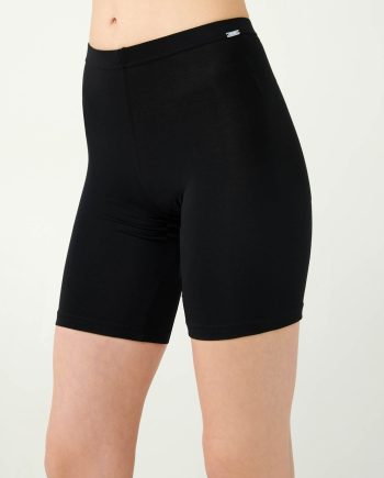 Micromodal Μαύρο Biker Shorts