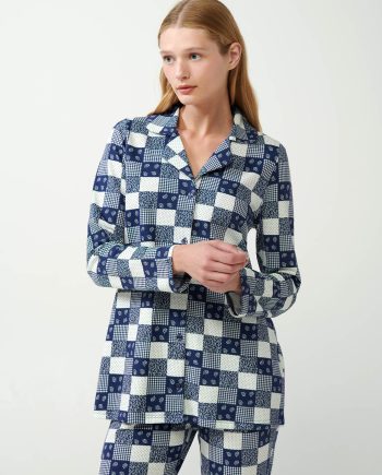 Tablecloth Quilt Buttoned Pyjamas