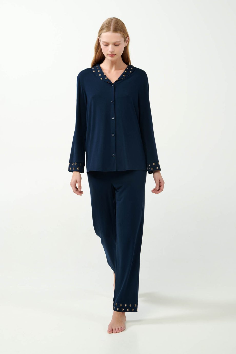 Elegant Buttoned Pyjamas