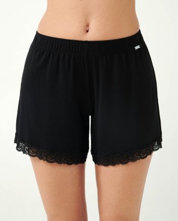 Elegant Black Cheeky Shorts