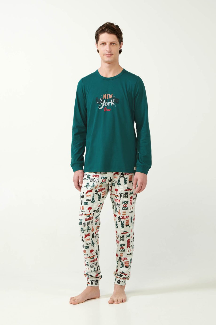 Festive Vibe Print Pyamas