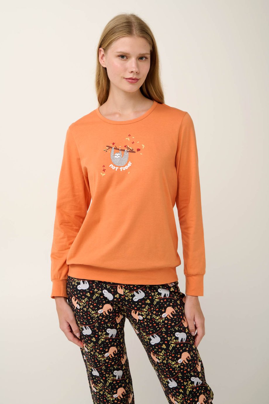 Cotton Women’s Pyjamas with Cuffs