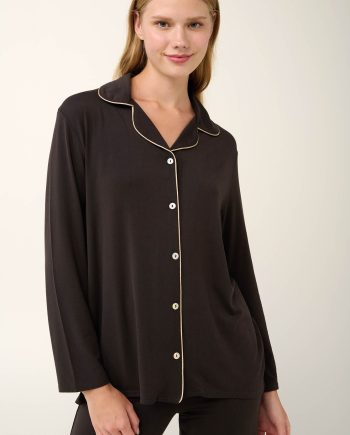 Micromodal Women’s Pyamas with Buttoned Top