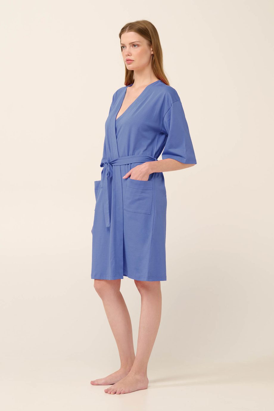 Cotton Crossed Summer Robe