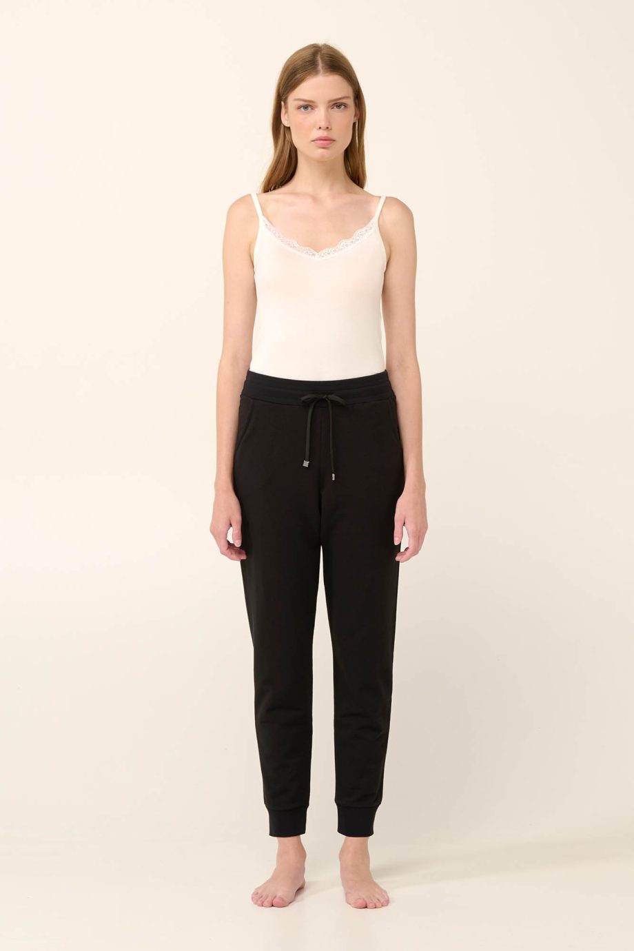 Cotton Women’s Long Pants with Cuffs