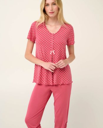 Nursing Pyjamas With Button Placket