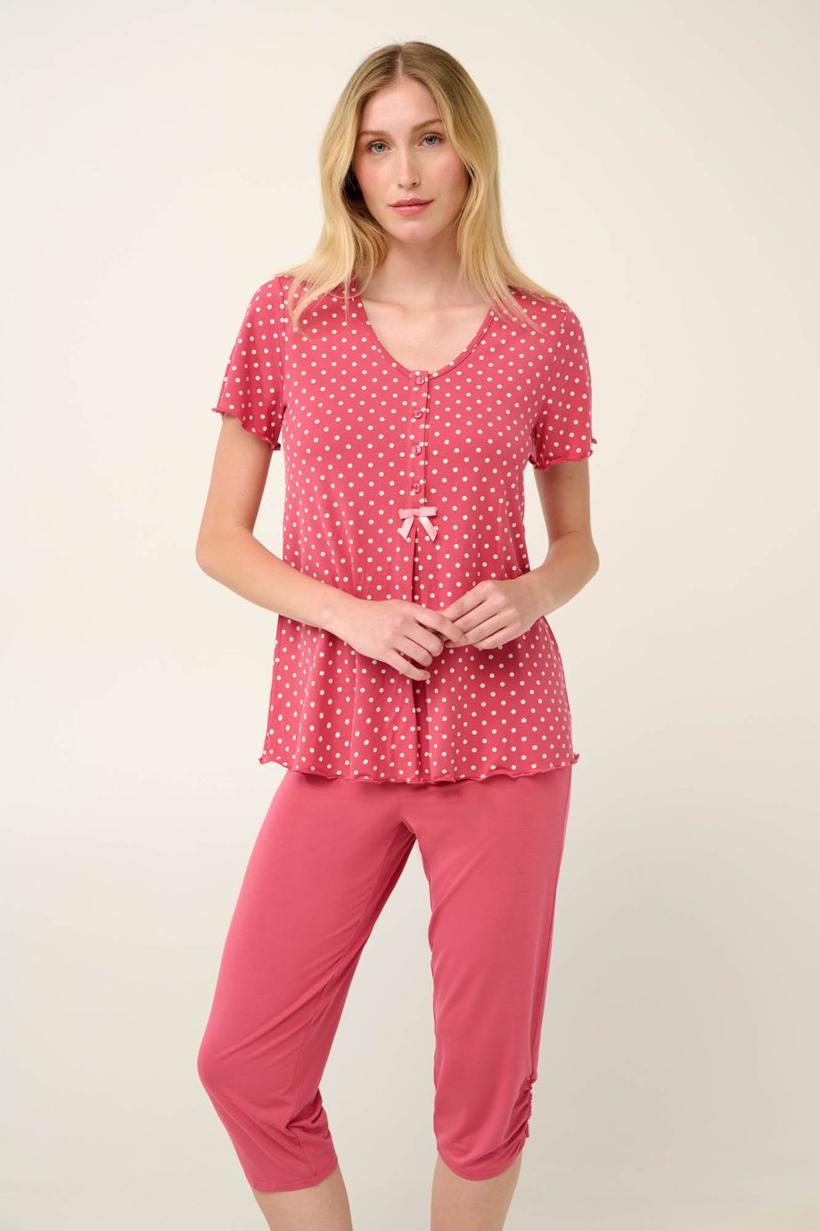 Nursing Pyjamas With Button Placket