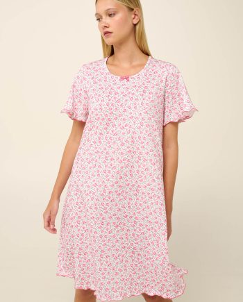 Cotton Summer Maternity and Nursing Nightgown