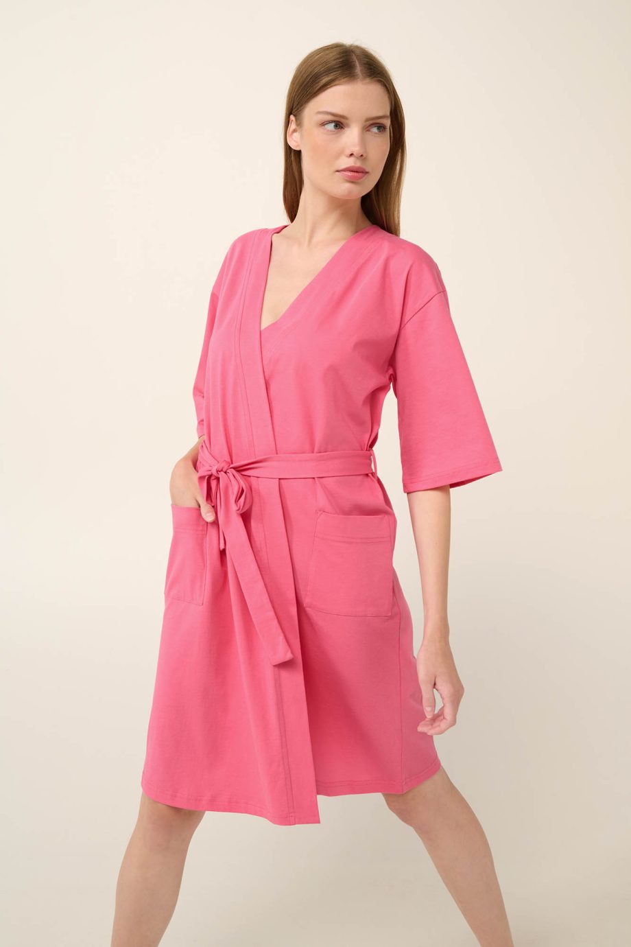 Cotton Crossed Summer Robe