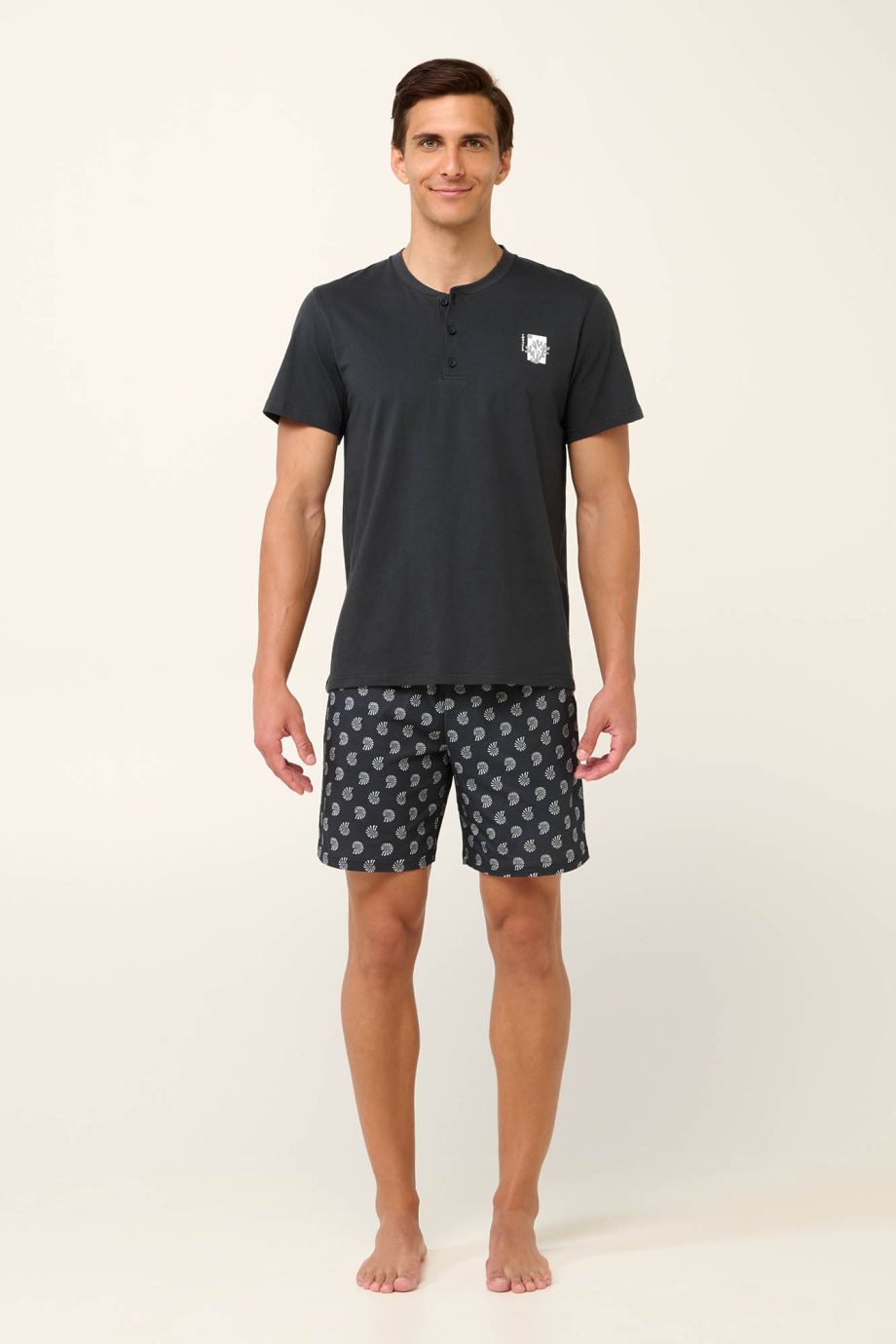 Cotton Men’s Pyjamas with Short Pants