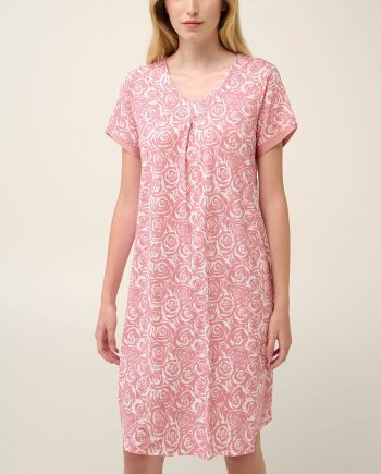 Micromodal Summer Nightgown with Pleat