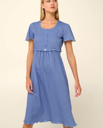 Cotton Nursing and Maternity Nightgown