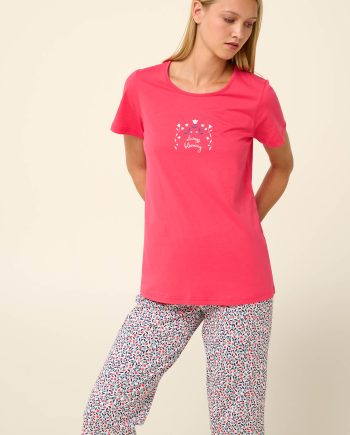 Cotton Women’s Pyjamas with Capri Pants