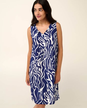 Sleeveless Summer Dress  with V Neckline