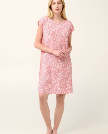 Summer Nightgown with Rose Petal Motive