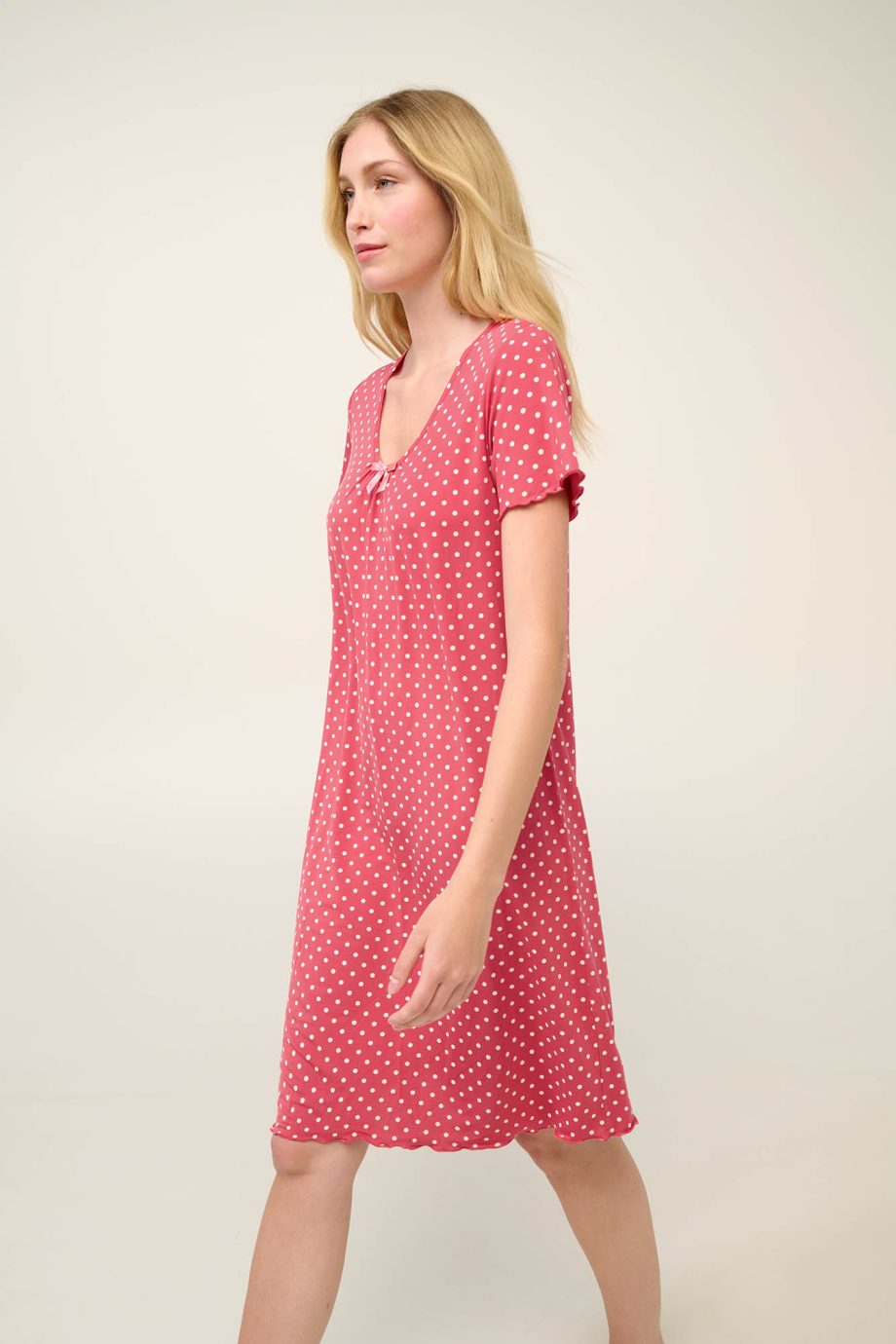 Micromodal Polka Dot Summer Nightgown