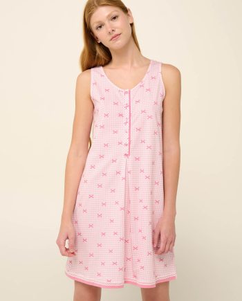 Cotton Summer Maternity and Nursing Nightgown