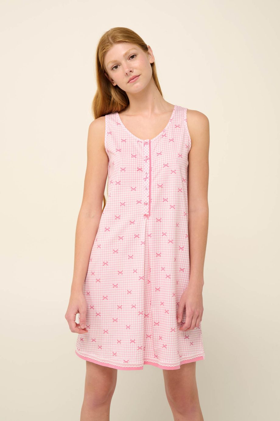 Cotton Summer Maternity and Nursing Nightgown