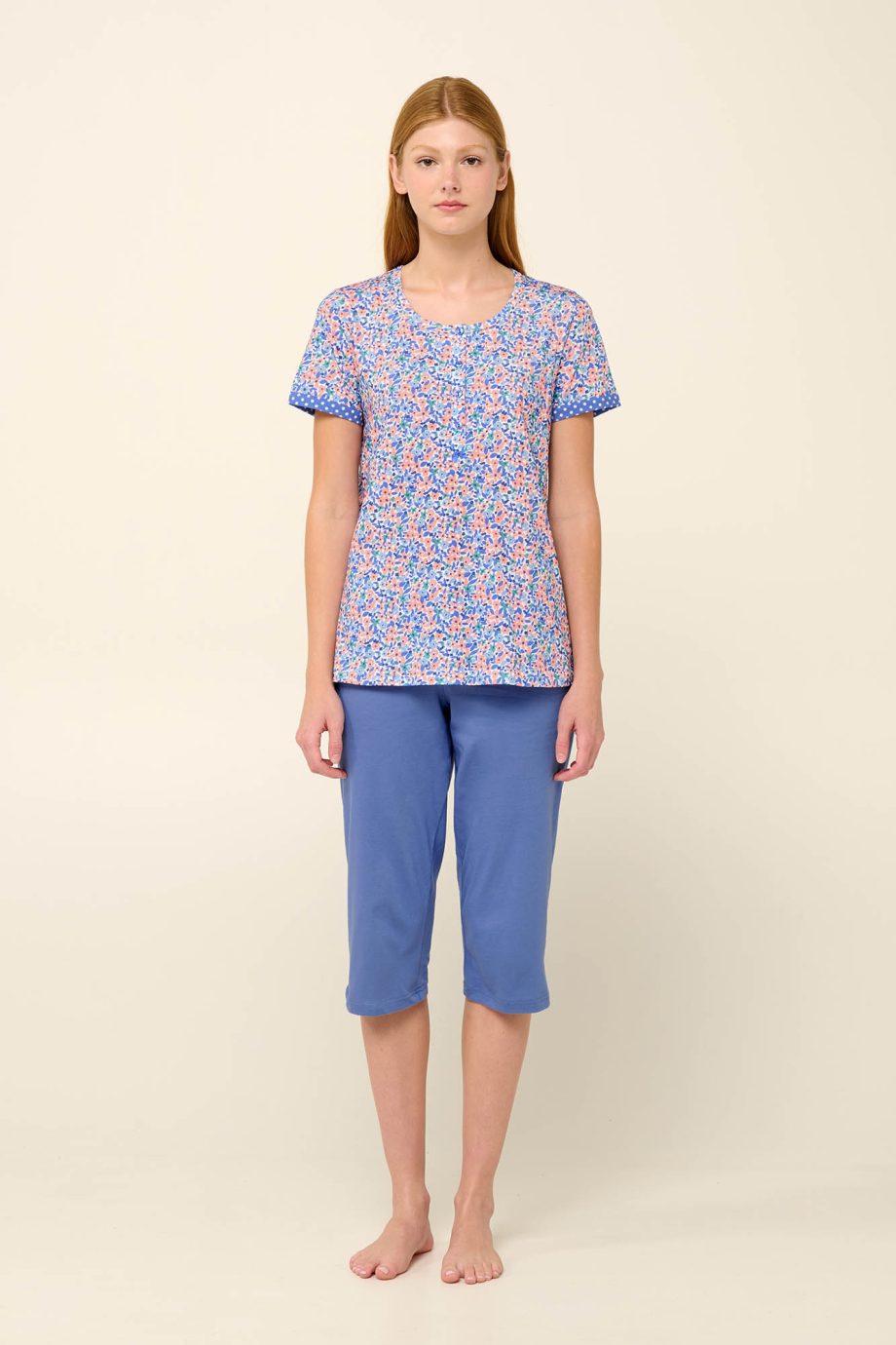 Cotton Women’s Pyjamas with Button Placket