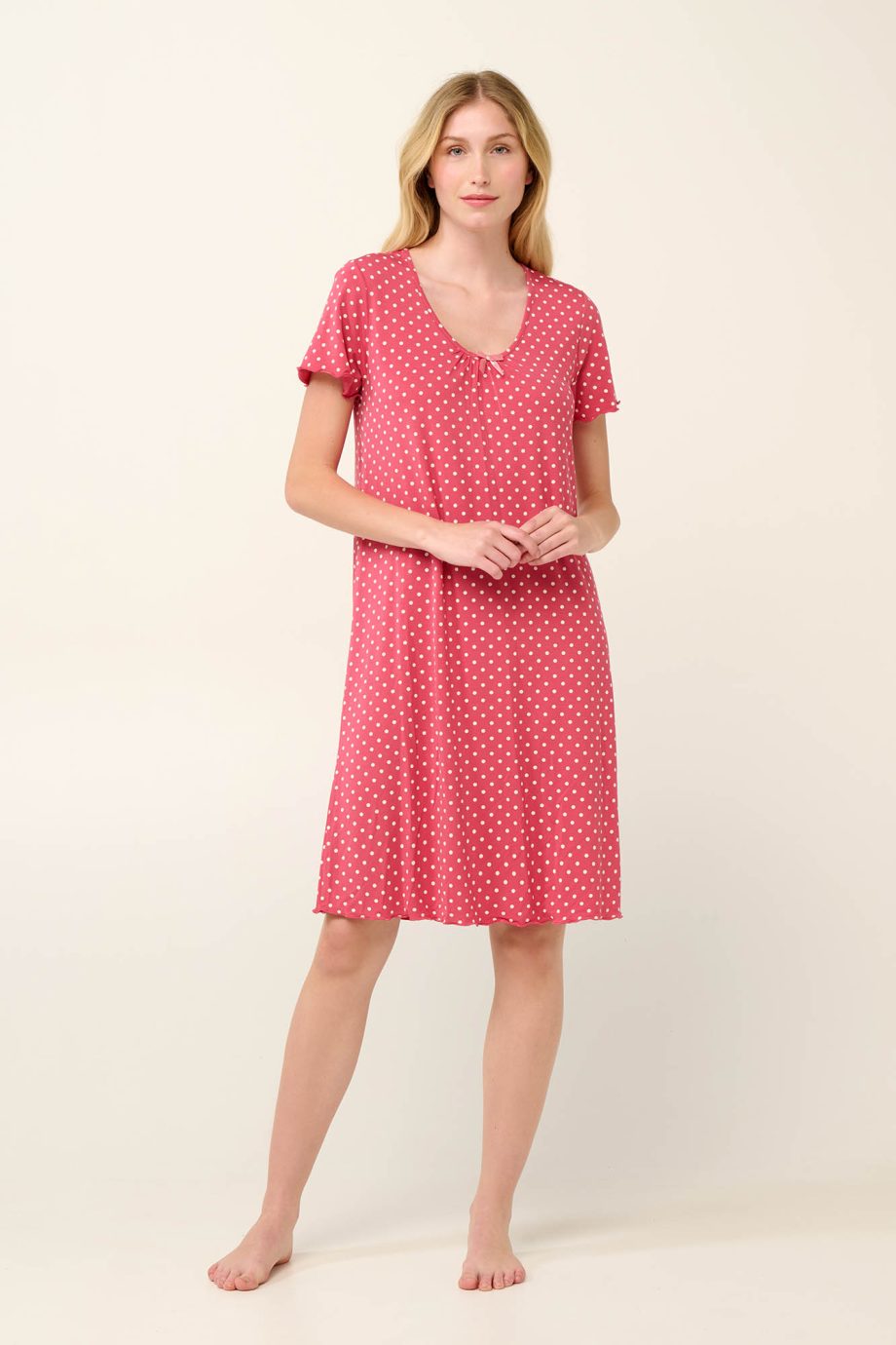 Micromodal Polka Dot Summer Nightgown