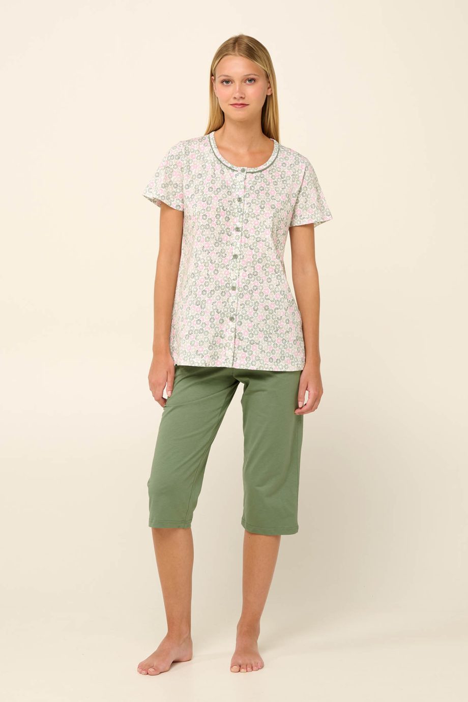 Cotton Women’s Pyjamas with Buttons