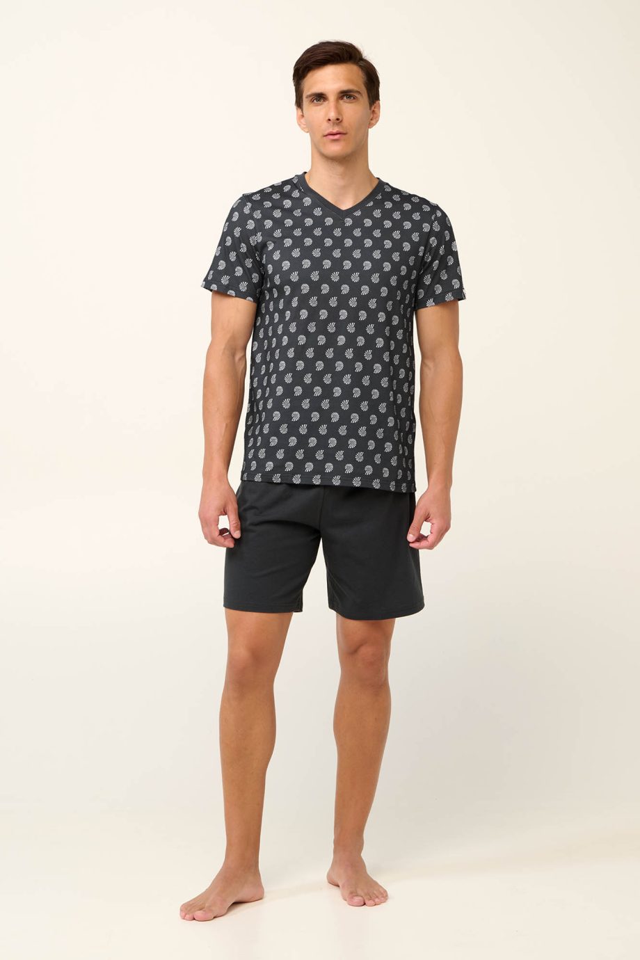 Cotton Men’s Pyjamas with Short Pants