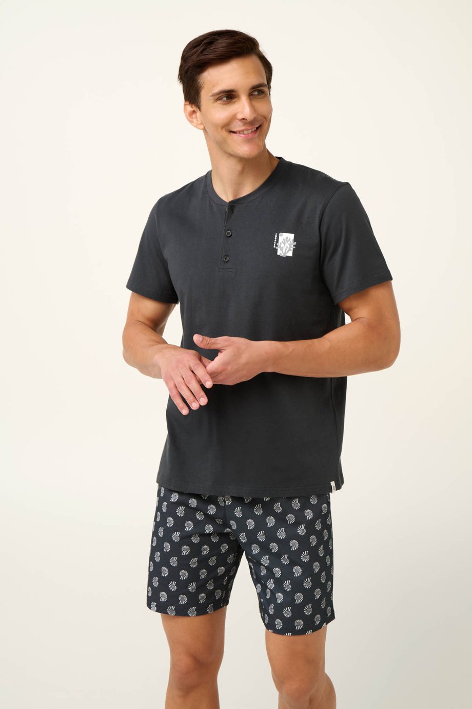 Cotton Men’s Pyjamas with Short Pants