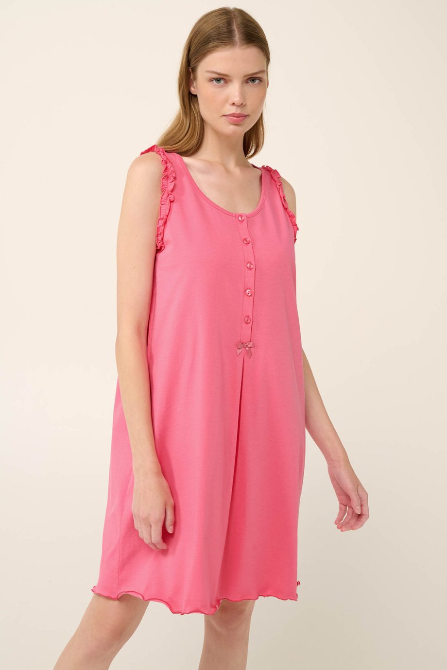 Cotton Summer Maternity and Nursing Nightgown