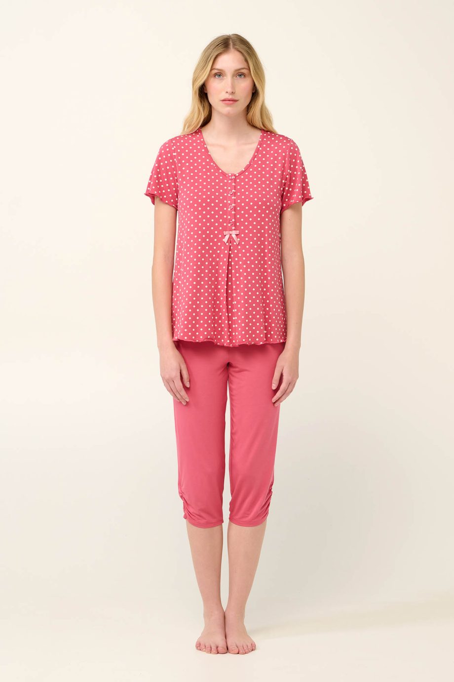 Nursing Pyjamas With Button Placket