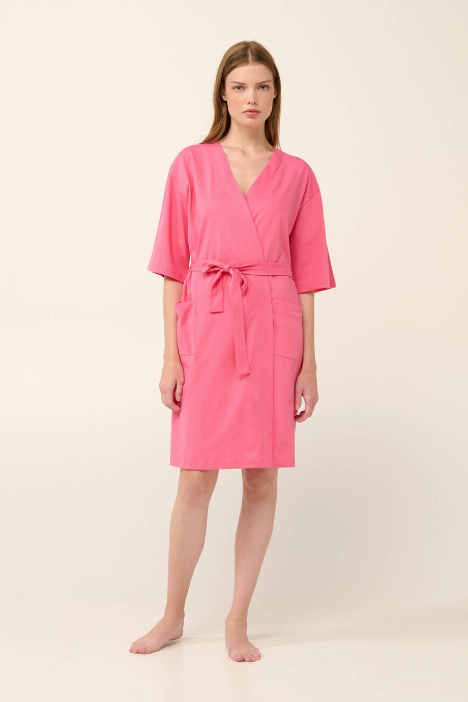 Cotton Crossed Summer Robe